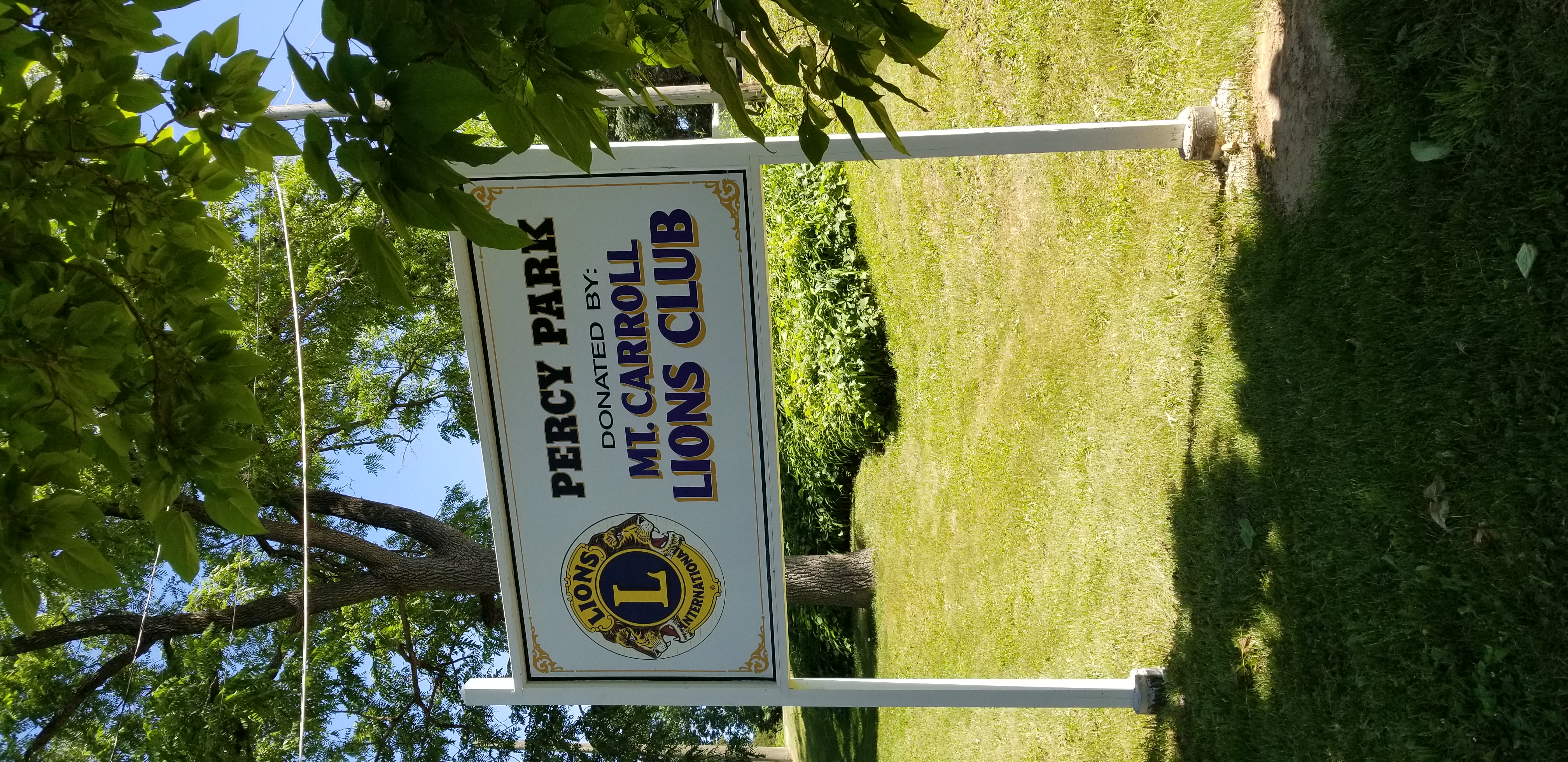 Percy Park sign